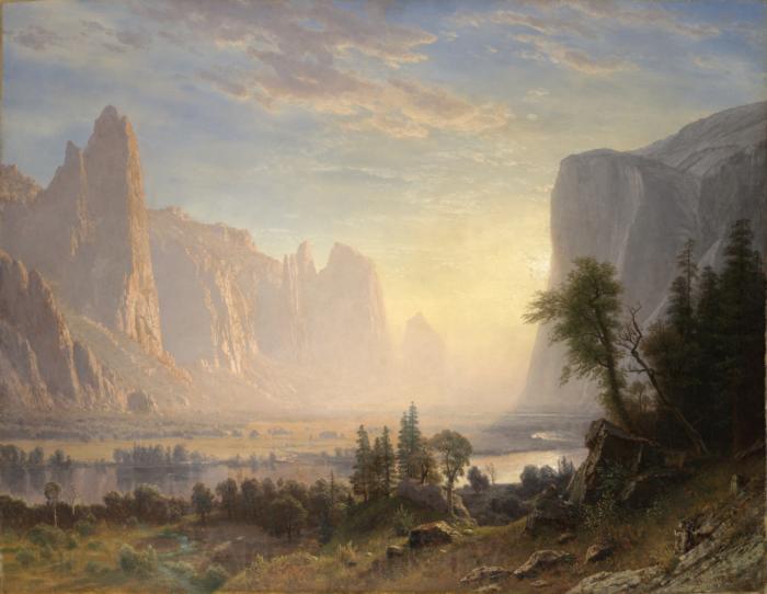 Albert Bierstadt Valley of the Yosemite Germany oil painting art